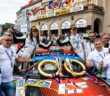 Il Mabe e la squadra festeggiano il podio