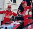 Tore Larsen festeggia al reaguardo del Grimstad