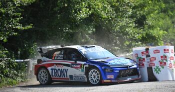 Andrea Crugnola nella sua vittoriosa cavalcata al rally Regione Piemonte (Photo Daniele Clerico)