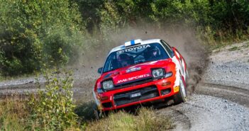 La Celica di Latvala in azione sulle strade amiche di Lahti