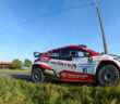 La Yaris Rally2 di Syx in azione