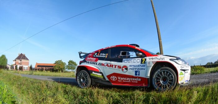 La Yaris Rally2 di Syx in azione