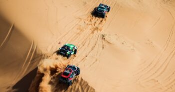 Le dune Saudite si apprestano a lasciare la Dakar