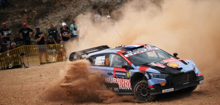 La Hyundai di Fourmaux taglia la polvere del Sardegna