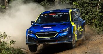 La Subaru di Martell vola sulle speciali del Michigan