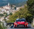 Vaher in uno dei classici quadri della gara ligure