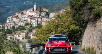 Vaher in uno dei classici quadri della gara ligure
